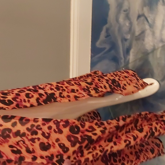 Sheer leopard print 2 piece skirt and top - Picture 5 of 12